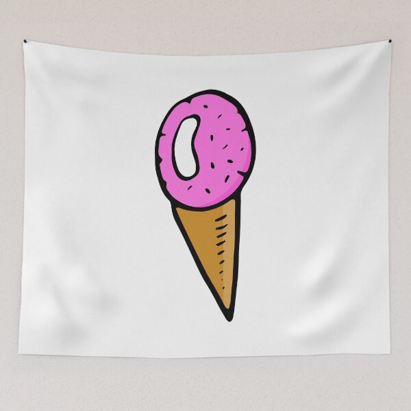 Aperçu de l'œuvre Ice Cream Doodle Art créée et vendue par vandervisuals.