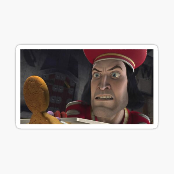 "Lord Farquaad " Sticker for Sale by TopTeeUK Redbubble