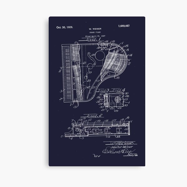 Piano 2 Canvas Print