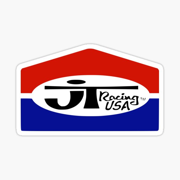 Item preview, (white background) JT Racing USA vintage BMX logo designed and sold by Artyssytb.