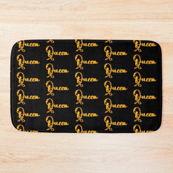 Item preview, The Word Queen in Shiny Gold Script Typography 1 designed and sold by Cawaiico.