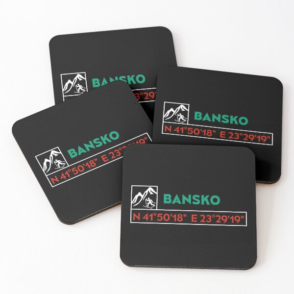 Item preview, Bansko Bulgaria Coordenates designed and sold by Pistacchio Graphic.