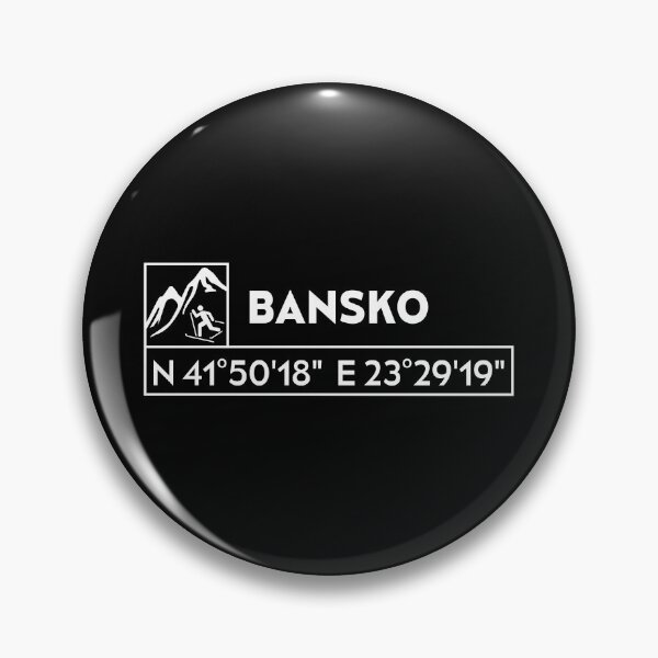 Item preview, Bansko Bulgaria Coordenates designed and sold by Pistacchio Graphic.