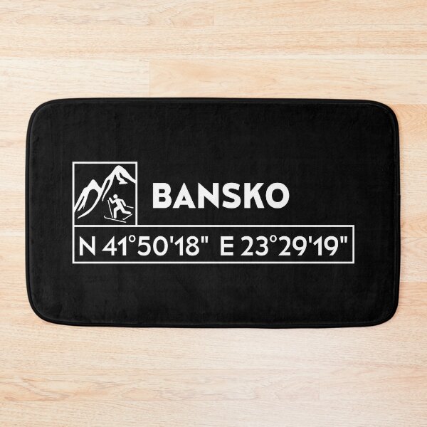 Item preview, Bansko Bulgaria Coordenates designed and sold by Pistacchio Graphic.