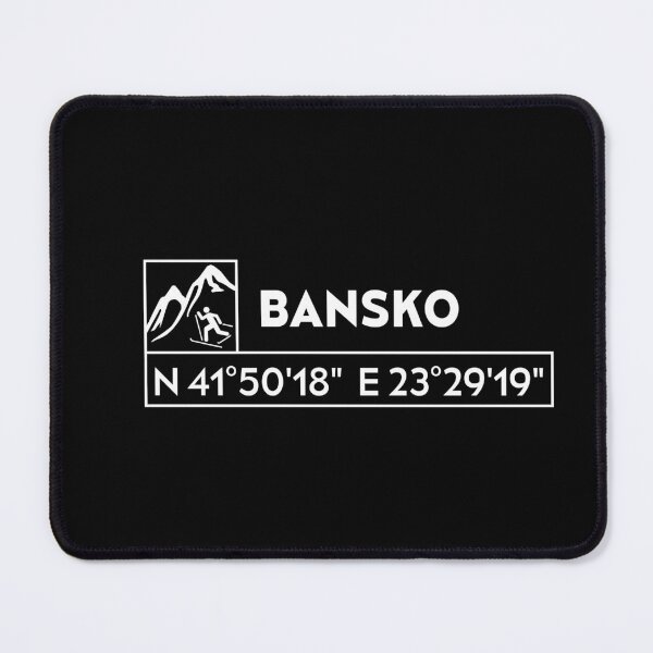 Item preview, Bansko Bulgaria Coordenates designed and sold by Pistacchio Graphic.