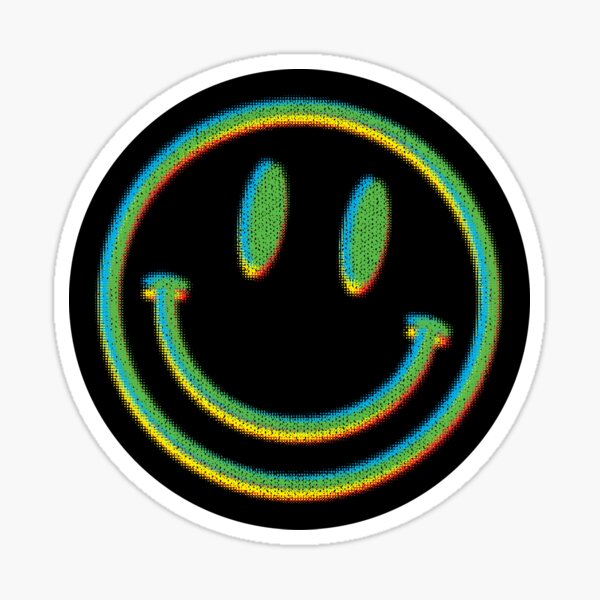 Item preview, Acid Smiley in green designed and sold by sunsetgraphics.