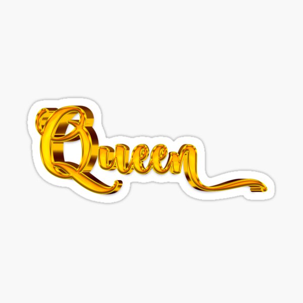 queen-lettering-phrase-with-crown-on-white-background-design-element