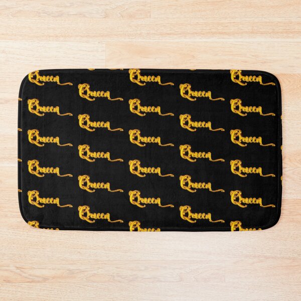 Item preview, The Word Queen in Shiny Gold Script Typography 2 designed and sold by Cawaiico.