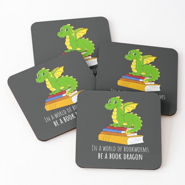 Item preview, In A World Of Bookworms Be A Book Dragon designed and sold by The Bookworm Store.