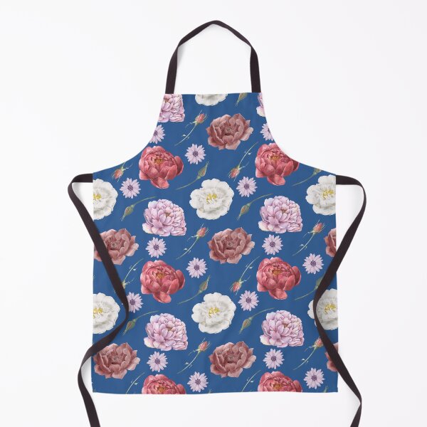 Item preview, Beautiful flower pattern dark blue designed and sold by NNDraw.