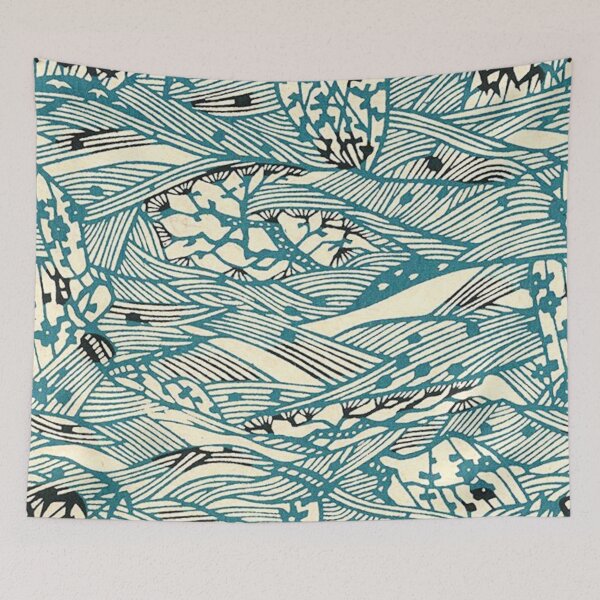 Item preview, Traditional Japanese Kimono Yukata Pattern designed and sold by PatternMama.