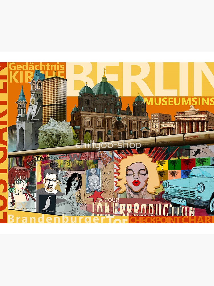 Thumbnail 5 von 5, Mauspad, BERLIN - Big City - Capital City designt und verkauft von chillyoo-shop.