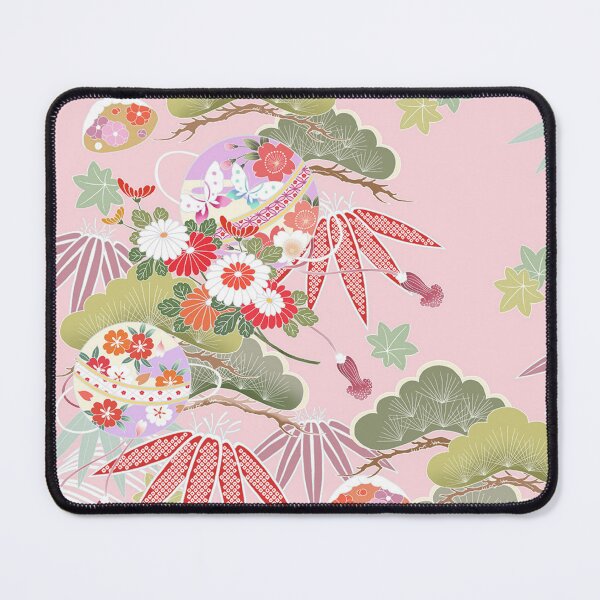 Item preview, Pink Traditional Japanese Kimono Yukata Pattern designed and sold by PatternMama.
