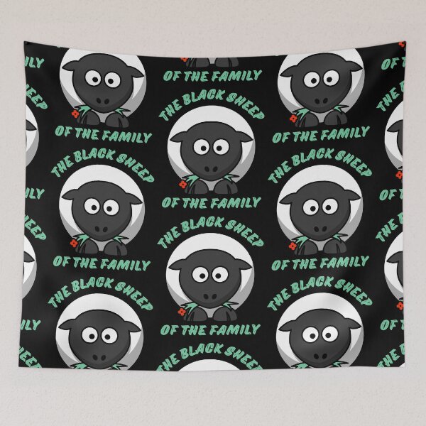 Item preview, The Black Sheep Of The Family designed and sold by RockBeeDesigns.