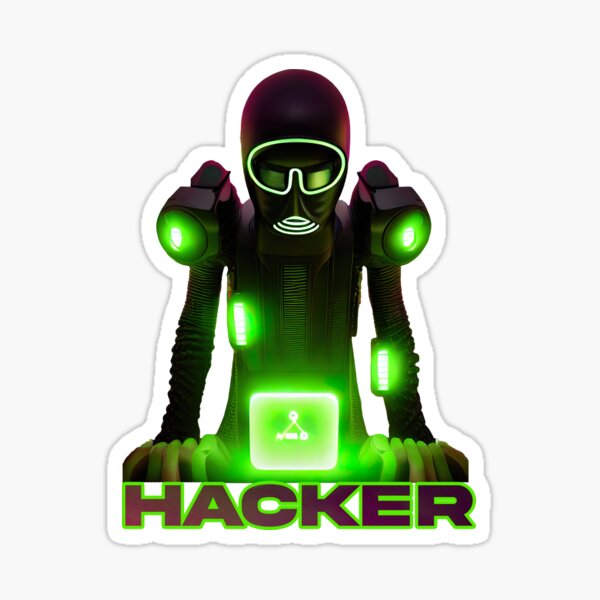 Hacker!! Sticker