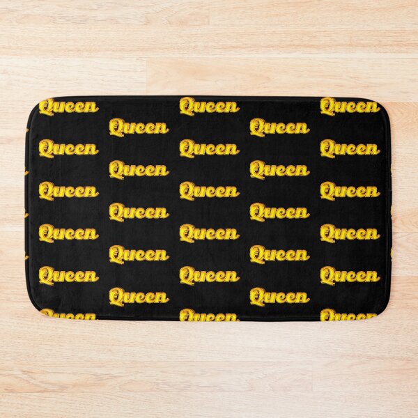 Item preview, The Word Queen in Shiny Gold Script Typography 5 designed and sold by Cawaiico.