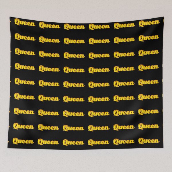 Item preview, The Word Queen in Shiny Gold Script Typography 5 designed and sold by Cawaiico.