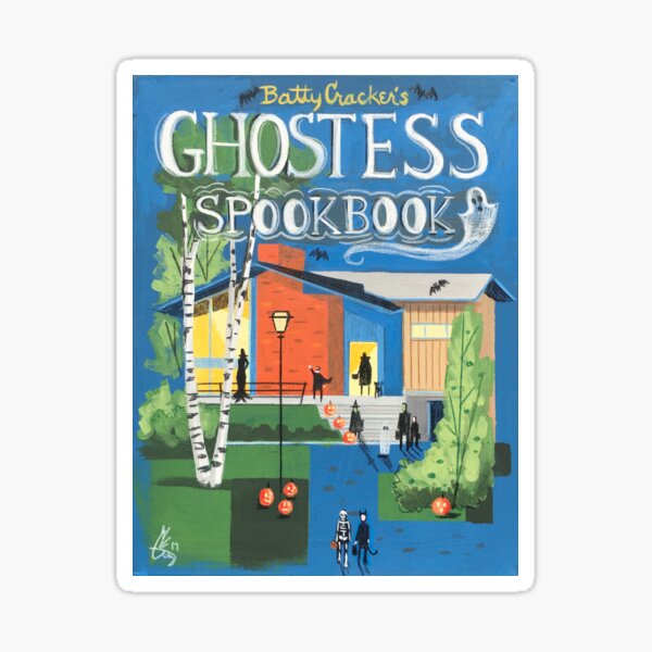 Batty Cracker’s Ghostess Spookbook Sticker
