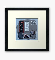 TV Window Framed Print