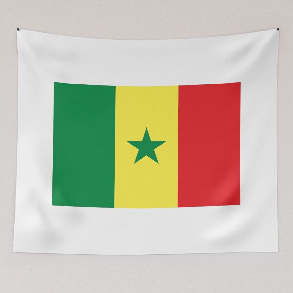 Item preview, Senegal flag designed and sold by assiya-fashion.