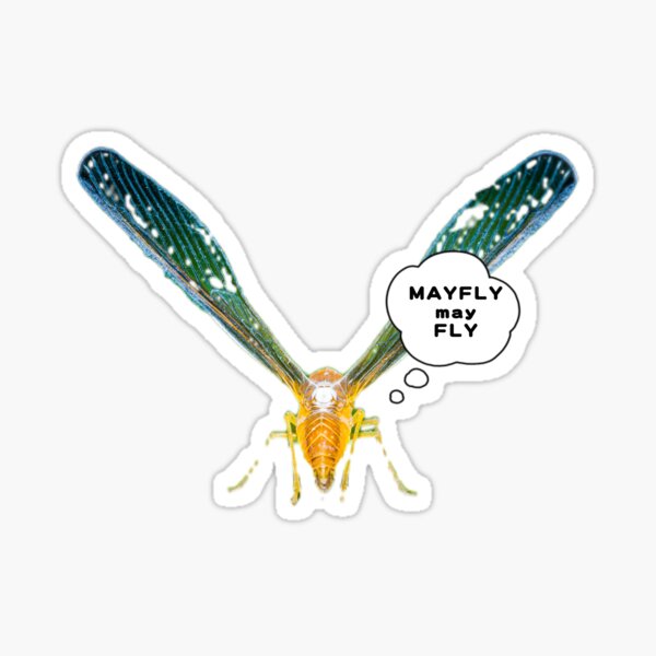 Mayfly Sticker — Dead Drift