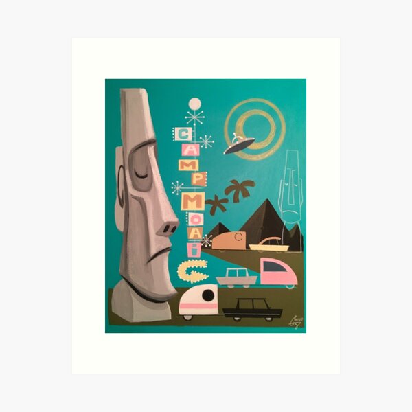 Moai Emoji Metal Print for Sale by tutorvein