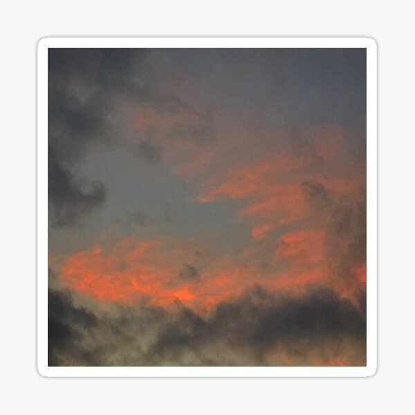 Painting with Sky in Los Angeles Sticker