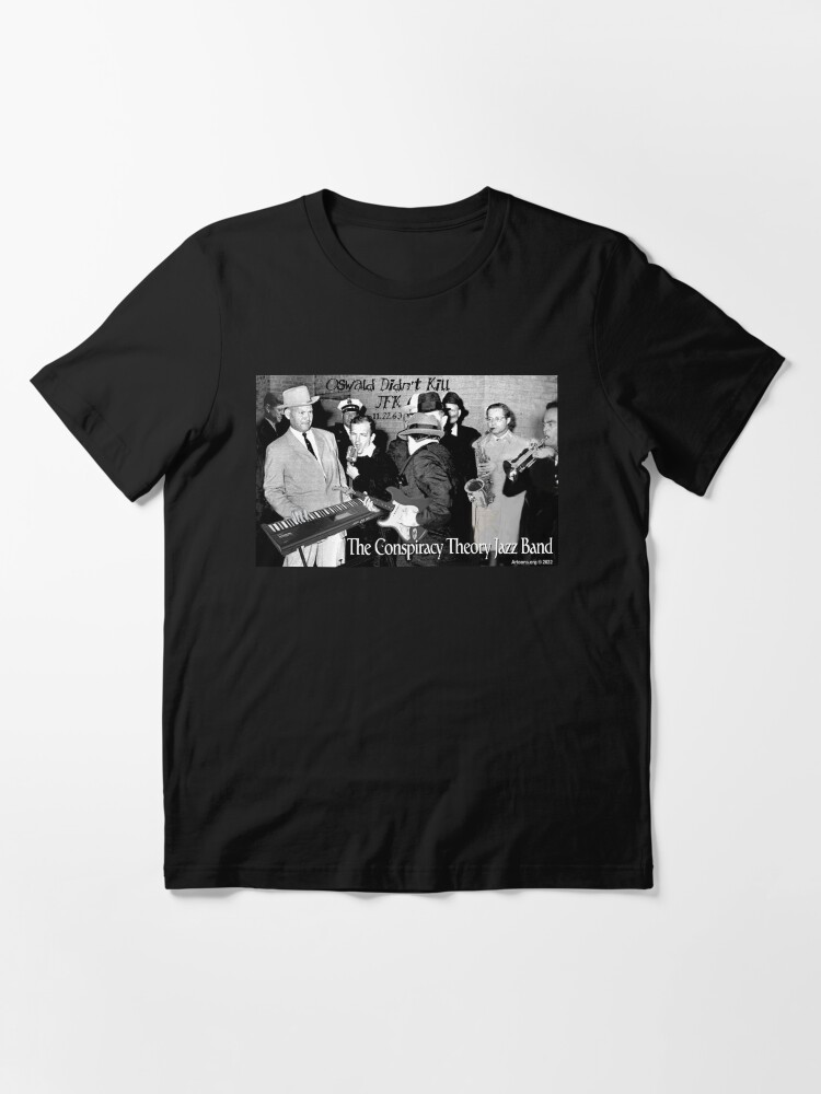 Thumbnail 2 of 7, Essential T-Shirt, The Conspiracy Theory Jazz Band designed and sold by ArtToons.