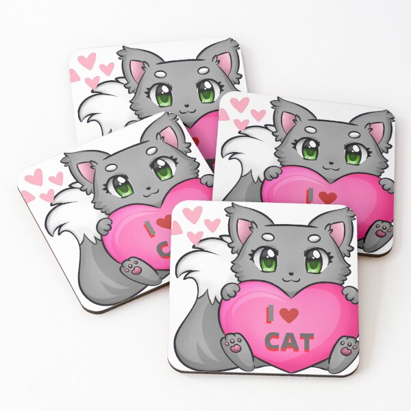 Item preview, love cat designed and sold by ilham ⭐⭐⭐⭐⭐.