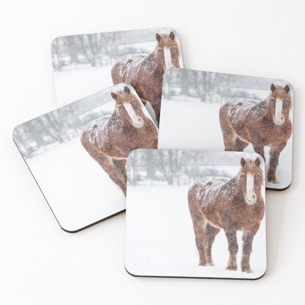 Item preview, Brown horse in winter designed and sold by LubosChlubny.
