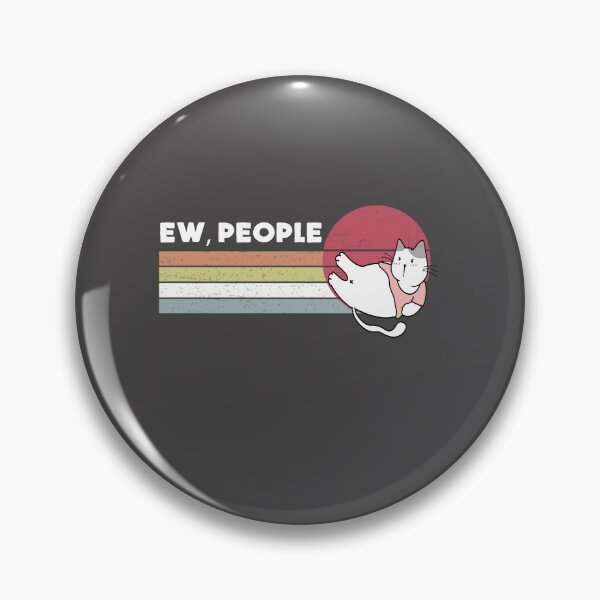 Item preview, Retro Style Ew People Funny Streching Cat designed and sold by fatydesignspace.