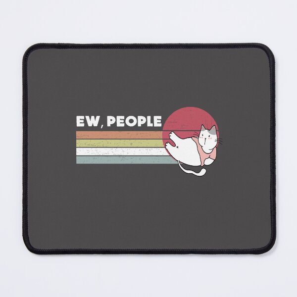 Item preview, Retro Style Ew People Funny Streching Cat designed and sold by fatydesignspace.