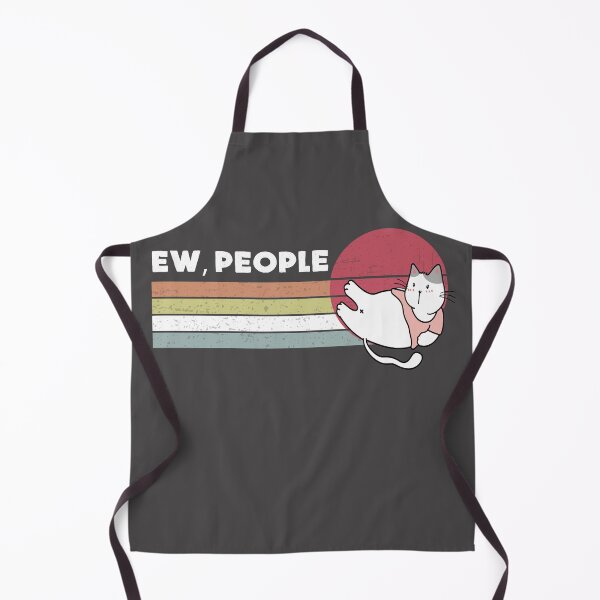 Item preview, Retro Style Ew People Funny Streching Cat designed and sold by fatydesignspace.
