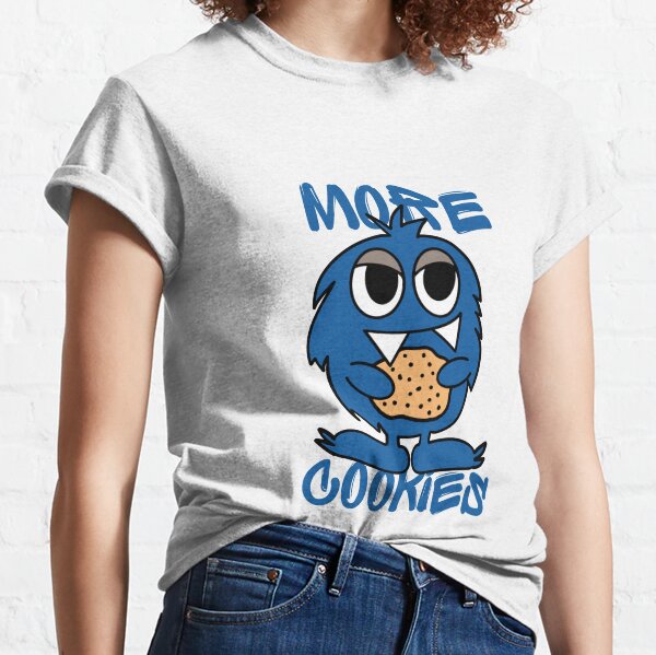 Monster Cookies T-Shirt Blue Women ~  Merchandise T-Shirts
