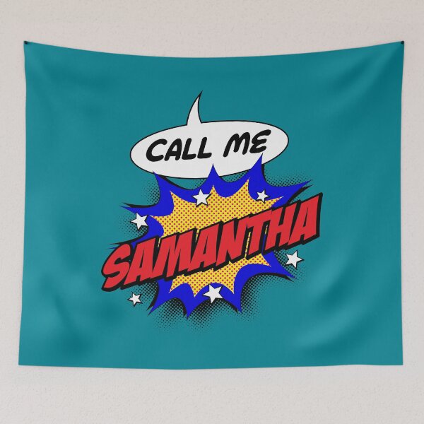 Item preview, Personalised Call Me Samantha Pop Art Comic Design designed and sold by CandOCreative.