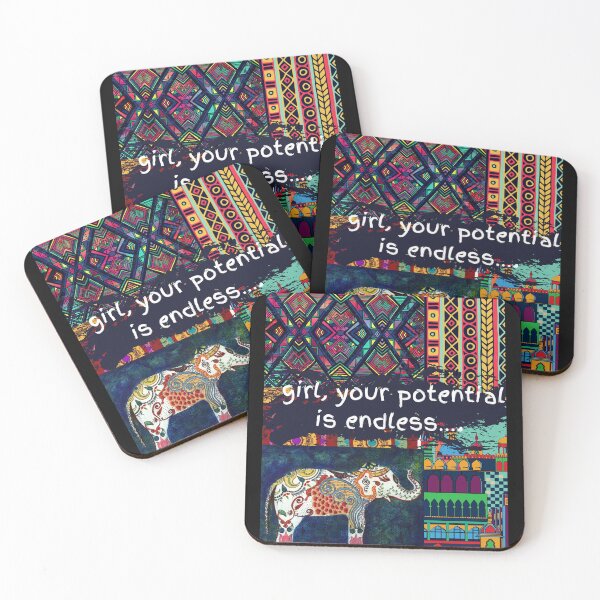Item preview, girl, your potential is endless Ethnic Print design designed and sold by t1n3333.