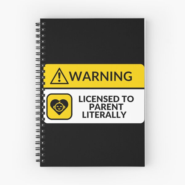 Item preview, Licensed To Parent Literally Warning 5 designed and sold by CraftwithNadia.