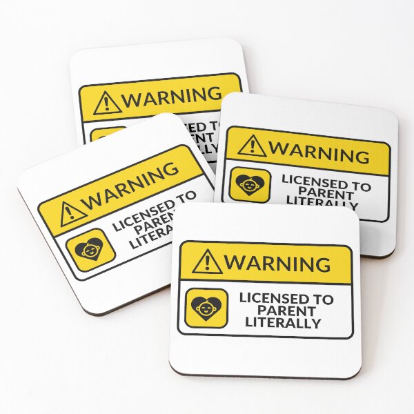 Item preview, Licensed To Parent Literally Warning 5 designed and sold by CraftwithNadia.