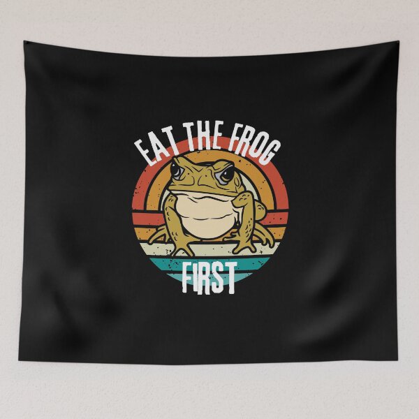 Item preview, Eat The Frog First - Vintage Comic Time - Your own style  designed and sold by Akimatax ✯✯✯✯✯.