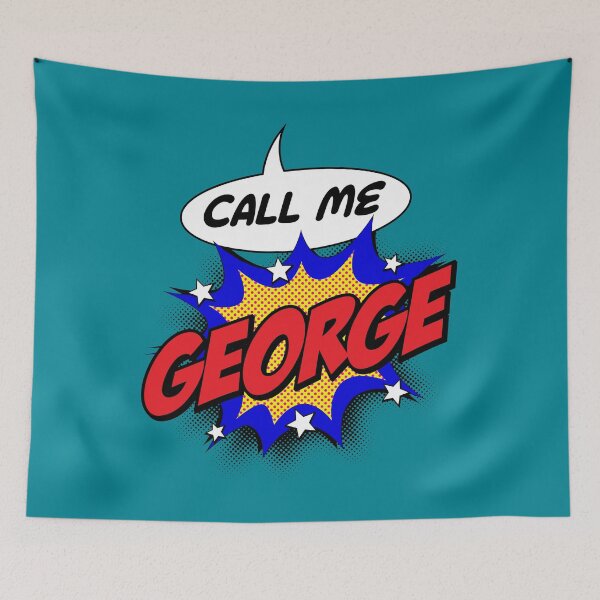 Item preview, Personalised Call Me George Pop Art Comic Design designed and sold by CandOCreative.