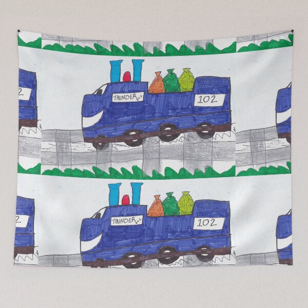 Item preview, Thunder The Train designed and sold by ArtistRebeccaLS.
