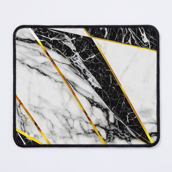 Item preview, Marble Black White Gold Tile Texture designed and sold by Ascooepics.