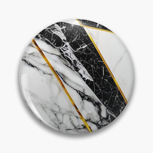 Item preview, Marble Black White Gold Tile Texture designed and sold by Ascooepics.