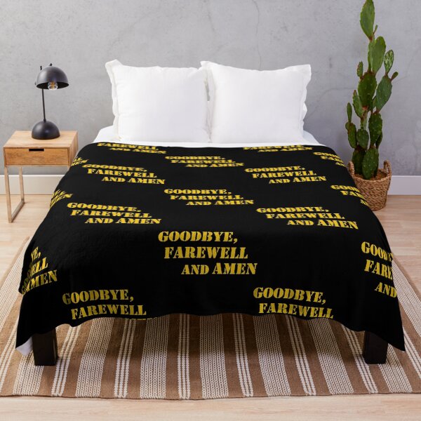 Item preview, Goodbye, Farewell and Amen designed and sold by UrsaSundries.