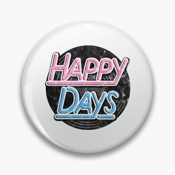 Item preview, Happy Days (Worn Look) designed and sold by UrsaSundries.