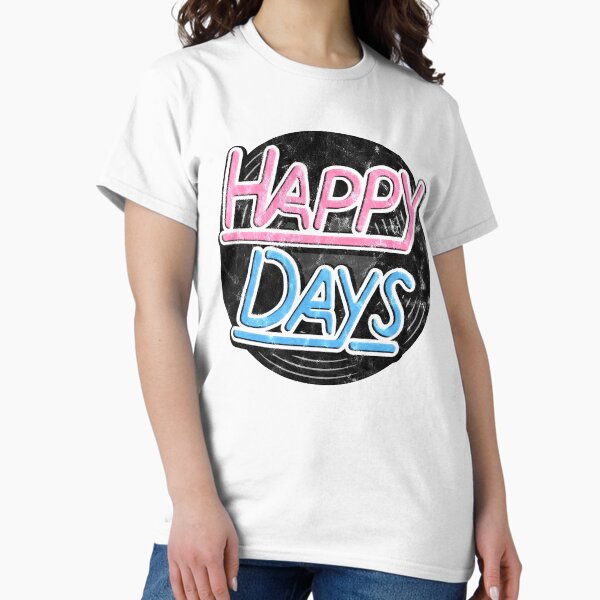 Item preview, Happy Days (Worn Look) designed and sold by UrsaSundries.