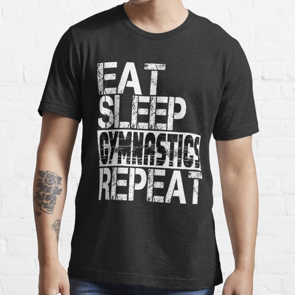 Eat Sleep Gymnastics Repeat Christmas Sports Unisex Tie Dye T-Shirt