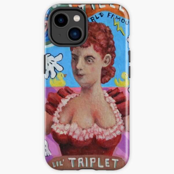 LSD POSTERS | old vintage CIRCUS posters Reimagined | Painting and Design By Tyler Tilley iPhone Tough Case