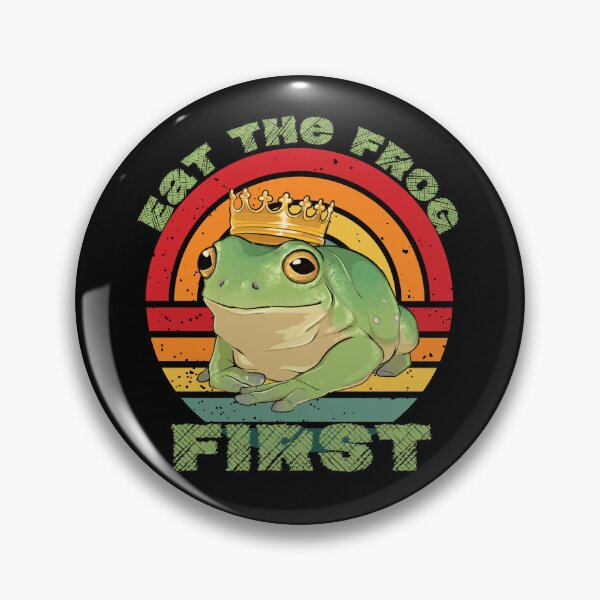 Item preview, Eat The Frog First - Vintage Comic Time - Your own style  designed and sold by Akimatax ✯✯✯✯✯.