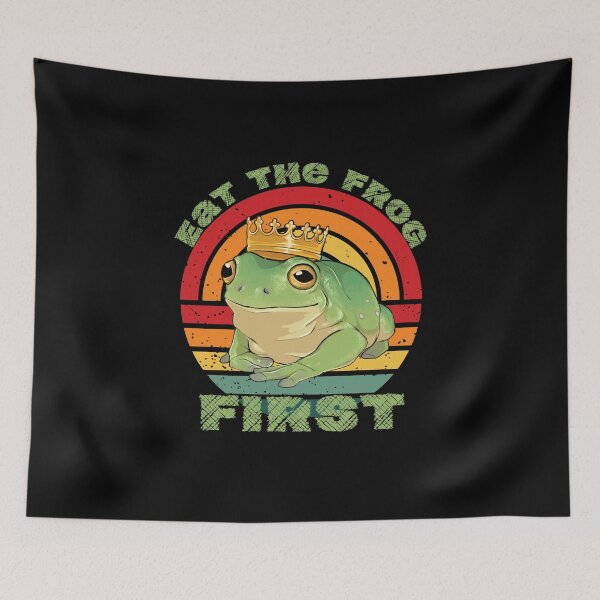 Item preview, Eat The Frog First - Vintage Comic Time - Your own style  designed and sold by Akimatax ✯✯✯✯✯.